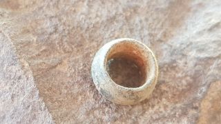 Stunning Viking bronze beard ring found in York/Yorvik.  Please read desc.  L135g 4