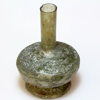Near East Roman Era Glass Bottle Circa 100 - 300 Ad - Intact