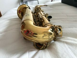 Rare Selmer Mark VI alto saxophone with Low A key 7