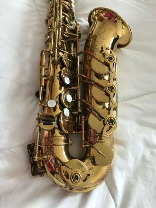 Rare Selmer Mark VI alto saxophone with Low A key 9