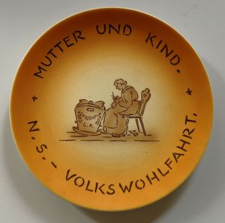German Ww 2 - Whw - Winterhilfswerk - Nsv - Mutter Und Kind