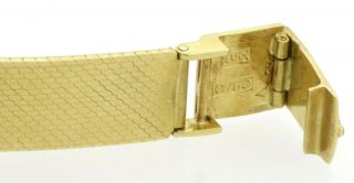 Chopard rare vintage heavy 18K gold.  37CT VS1/F diamond mechanical ladies watch 7