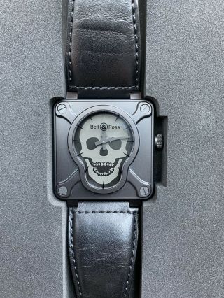 Bell & Ross Br01 - 92 Skull Airborne 1 Death From Above 2009 Le (500) Rare