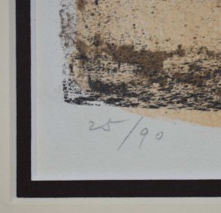 Listed Chinese Artist Zao Wou - Ki,  Color Lithograph,  1952 Signed Rare 4