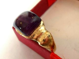 Unique Gifts,  Detector Find & Polished,  200 - 400 A.  D Roman Ae Ring W/real Gemstone.