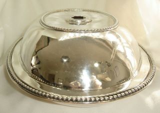 A Fine George III Solid Silver Entree Dish & Cover by James Young 1784 No Handle 4