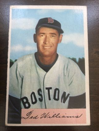 1954 Bowman Baseball Complete Set W/ Rare TED WILLIAMS Mantle Mays Mathews 8