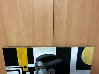 FERNAND LEGER OIL PAINTING ON CANVAS SIGNED RARE 27  X 20 5