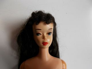 VINTAGE BRUNETTE PONYTAIL BARBIE DOLL PALE SKIN MARKED JAPAN ON FOOT PAT PENDING 2