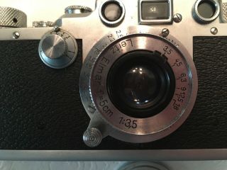 Vintage Leica 35MM Camera with Case.  No: 402340 10