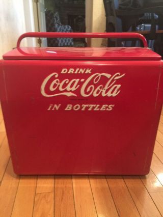 Antique Coca Cola Cavalier Bottle Chest Cooler Bottle Opener Box (w/orig Box)