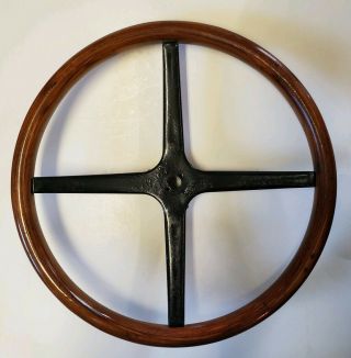 Vintage Collectible 1920s Chevy Wood Rat Rod Hot Rod Automobile Steering Wheel