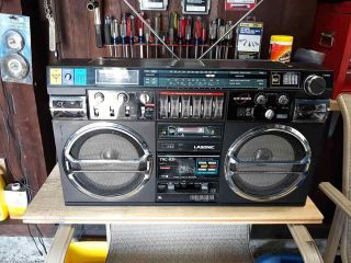 Vintage Lasonic Trc 931 Radio Tape Player Boombox Ghetto Blaster