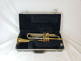 Vintage Martin Rmc Brass Trumpet Made In Indiana W/ Bundy Hard Case