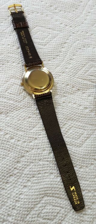 Mens Vintage 14k Solid Gold Longines Mystery Watch Wristwatch 4