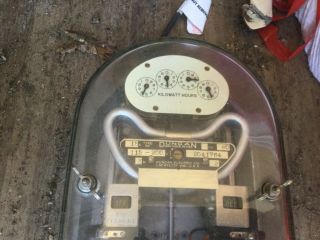 Vintage Duncan Type MF - 15A Watthour Meter 3