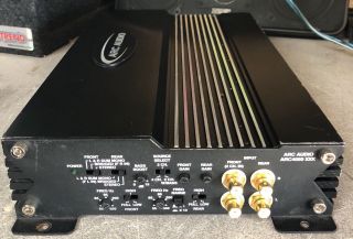 Old School Arc Audio ARC4050 XXK 4 channel Amplifier,  RARE,  USA,  SQ,  vintage 4