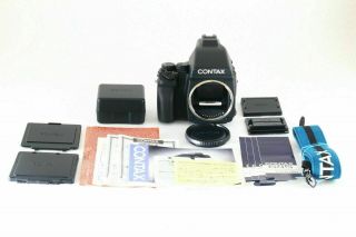 [rare Mint] Contax 645 Medium Format Film Camera Body W/mf - 1,  Mfb - 1a Japan 5601