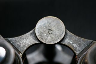 Rare Antique 19th Century Carl Zeiss Binoculars,  c1895,  Signed in Script 10