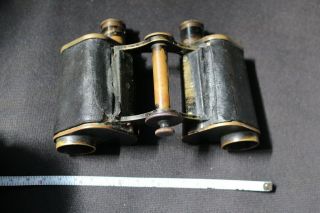 Rare Antique 19th Century Carl Zeiss Binoculars,  c1895,  Signed in Script 9