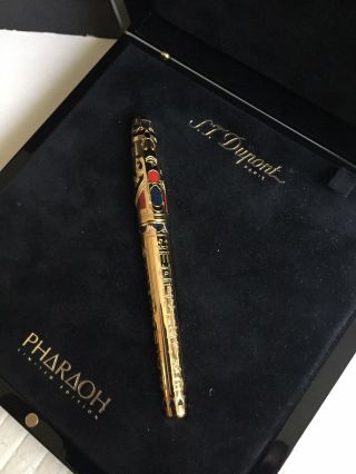 St Dupont Pharaoh Fountain Pen,  Never Inked,  Rare