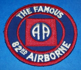 Rare Cut - Edge Twill Ww2 Era 82nd Airborne Division Px Patch