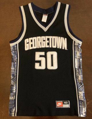 Rare Vintage 1996 Nike Georgetown Hoyas Othella Harrington Basketball Jersey