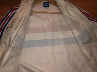 Men’s White M Adidas Olympics Team GB Jacket 2012 David Beckham Retro Vintage 4