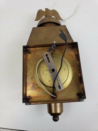 Vintage Antique Style Brass Coach Carriage Lanterns Eagle Lamp porch light 3