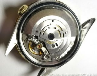 Vintage 16263 Rolex Datejust 18k Gold SS Mens Quickset Roman Gray Dial Watch 4