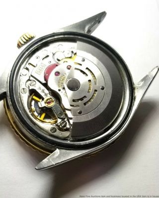 Vintage 16263 Rolex Datejust 18k Gold SS Mens Quickset Roman Gray Dial Watch 5