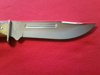 VINTAGE CASE XX FIXED BLADE 547 - 5 SS KNIFE STAG HANDLE WITH SHEATH & BOX 7