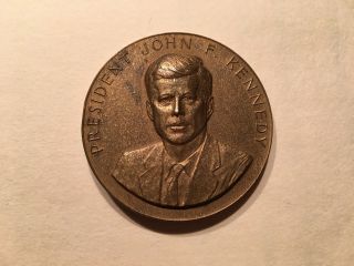 Ultra Rare 1962 President Medal Of Appreciation From President John F.  Kennedy