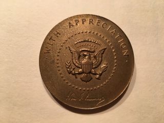 ULTRA RARE 1962 President Medal of Appreciation from President John F.  Kennedy 4