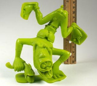 Vintage 1963 Marx Nutty Mads " Dippy The Deep Diver " Lime Green Figurine