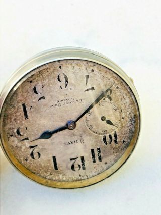 Vintage Octava Watch Co U.  S.  A.  P 8163212ADJ 15j mv 8 Days Dashboard Clock 4