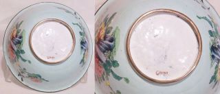 Chinese ROC Famille Rose Enamel Bowl with Birds,  Flowers,  Cricket,  Bats,  & Peach 7