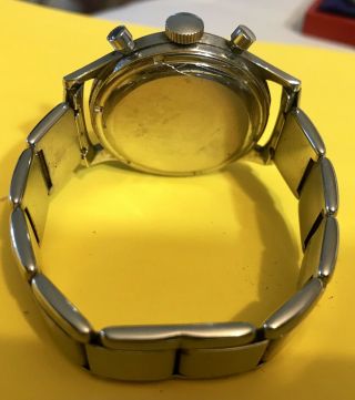 Extremely Rare Stainless Steel Gallet MultiChron Yachting Wrist Watch c.  1954 9