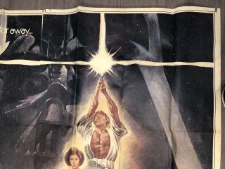 Vintage 1977 Star Wars SIX Sheet EuropeanMovie Poster 77/77 Hope IV 10