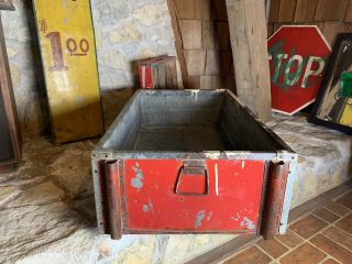 Vintage Coca Cola Coke Cooler Ice Chest Country Store Advertising Sign Decor 4