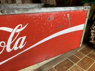 Vintage Coca Cola Coke Cooler Ice Chest Country Store Advertising Sign Decor 7