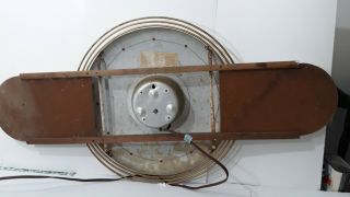 Vintage 1948 Coca - Cola Art Deco Electric Clock 7