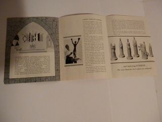 PETER GANINE Classic Chess Set 1494 RARE 1961 Art Deco 3D in STAR TREK 5
