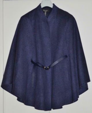 $15000 Rare Loro Piana Baby Cashmere Belted Cape Coat Jacket Belt Nwt