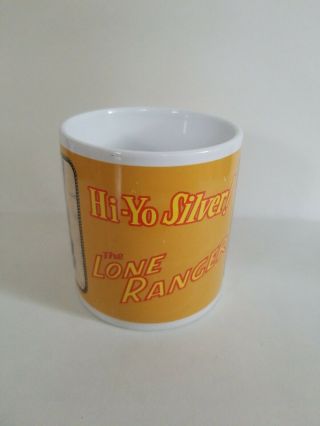 Vintage Rare The Lone Ranger & Tonto Hi - Yo Silver Collectible Coffee Mug