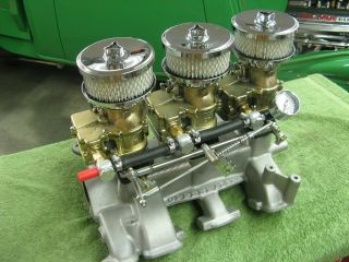Vintage Offenhauser Intake For Y Block Ford