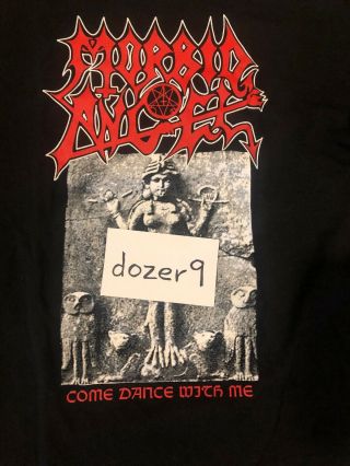 Morbid Angel Formulas Fatal To The Flesh Vintage 1998 Tour Long Sleeve Shirt Xl