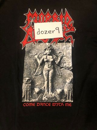 Morbid Angel Formulas Fatal To The Flesh Vintage 1998 Tour Long Sleeve Shirt XL 2