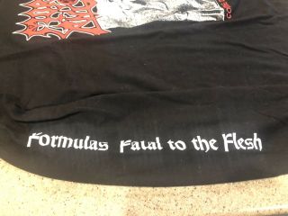 Morbid Angel Formulas Fatal To The Flesh Vintage 1998 Tour Long Sleeve Shirt XL 5