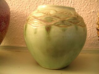 Rare Shearwater Arts and Crafts Pottery - You This 3